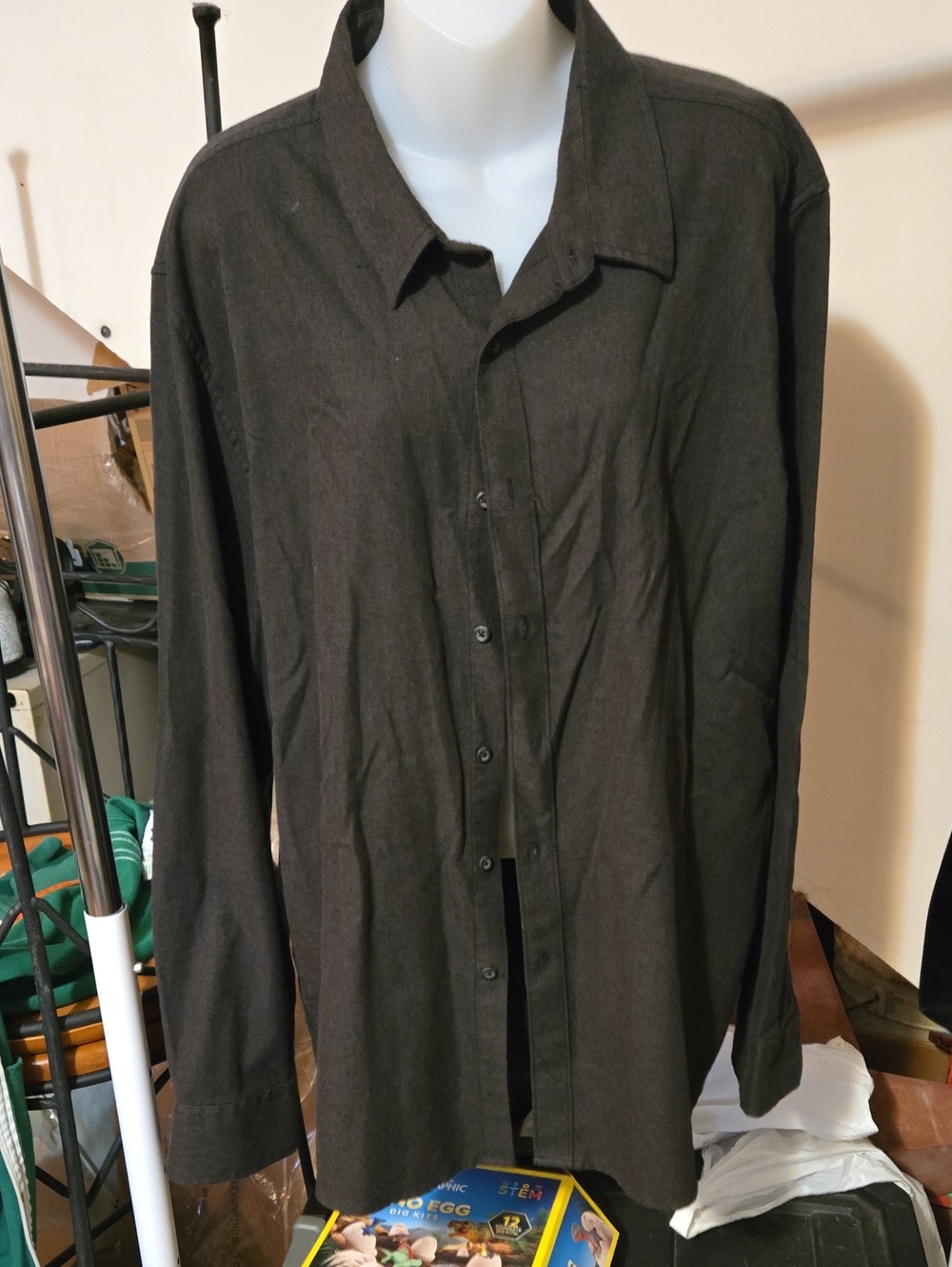 American Rag Men's Black Button Down Shirt